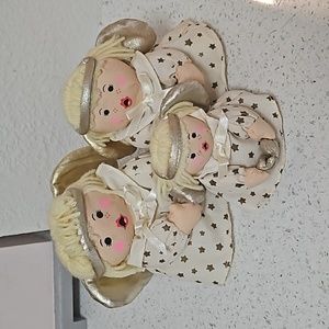 👼👼👼Set of 3 Super Cute Beanbag Bottom Angels in 3 Sizes